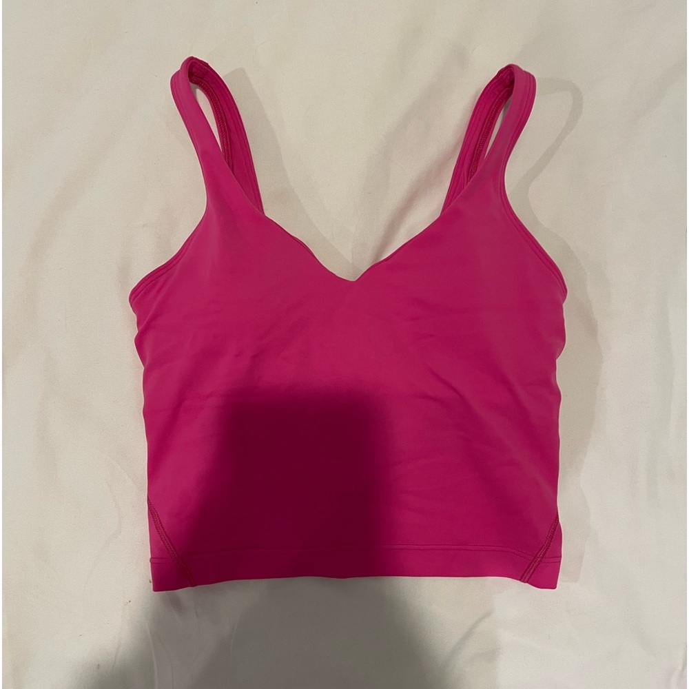 sonic pink lululemon align tank